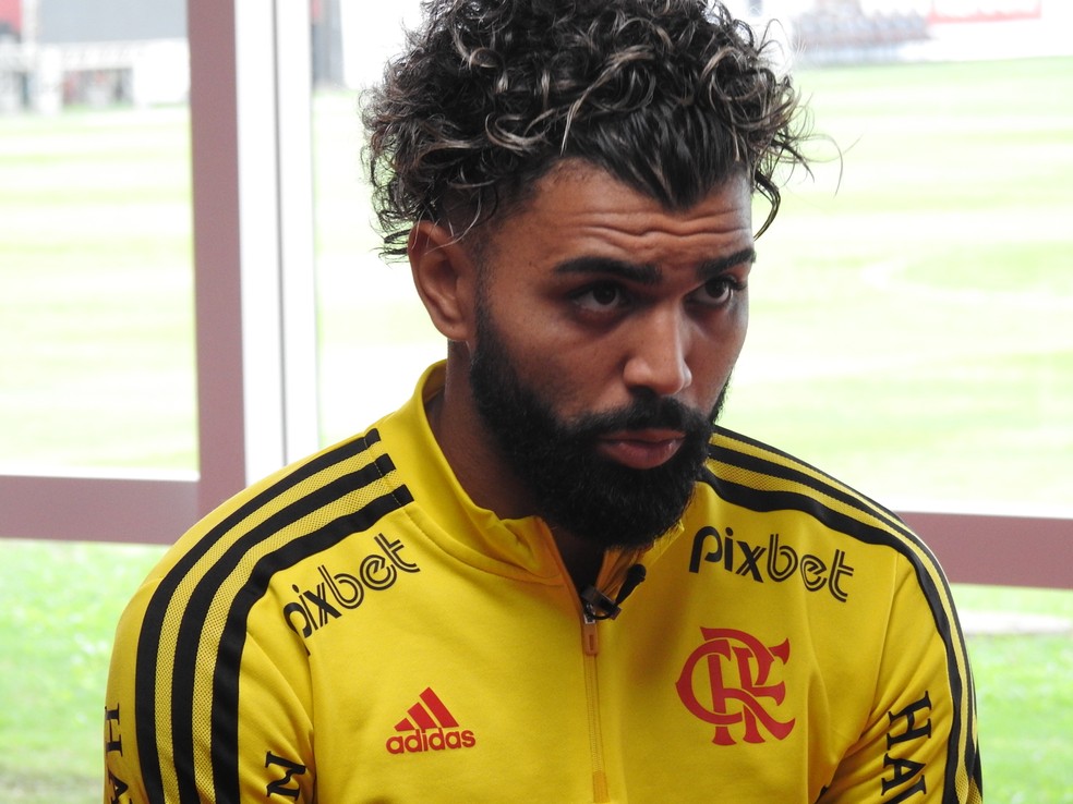 Gabigol, do Flamengo, em entrevista exclusiva ao Esporte Espetacular &mdash; Foto: Fred Gomes