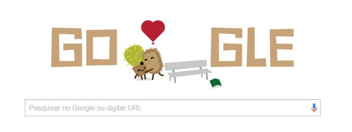 Doodle do Dia dos Namorados do Google (Foto: Divulgação/Google) 