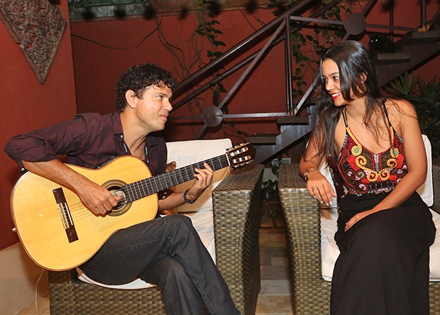 Jorge Vercillo e Martha Suarez (Foto: Reginaldo Teixeira / Ed. Globo)