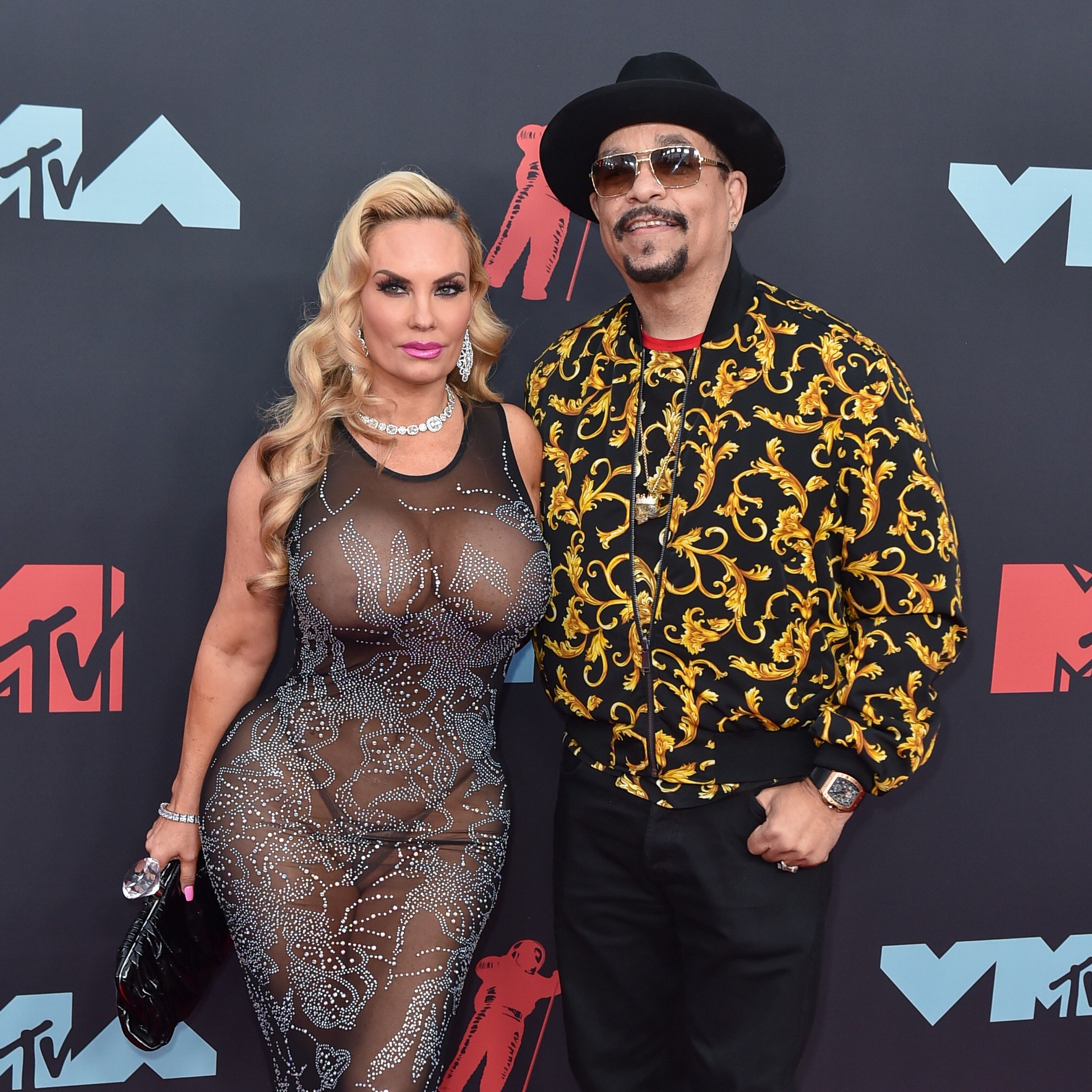 A atriz, modelo e dançarina norte-americana Coco Austin com o marido, o rapper e ator Ice-T (Foto: Getty Images)