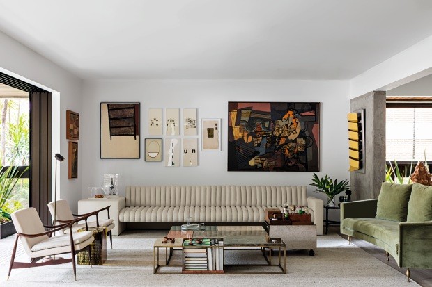 Um apartamento em São Paulo com cara de galeria de arte (Foto: Fran Parente)
