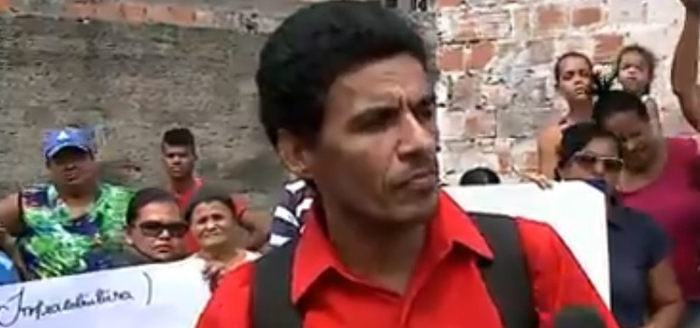 Melquezedeque Farias, candidato a governador de Alagoas pelo PCO (Foto: Reprodução/TV Gazeta)