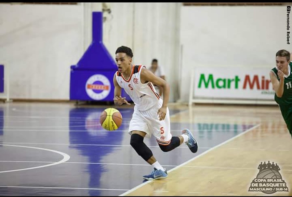 João Gomes jogou basquete no Flamengo até 2023 — Foto: Arquivo Pessoal