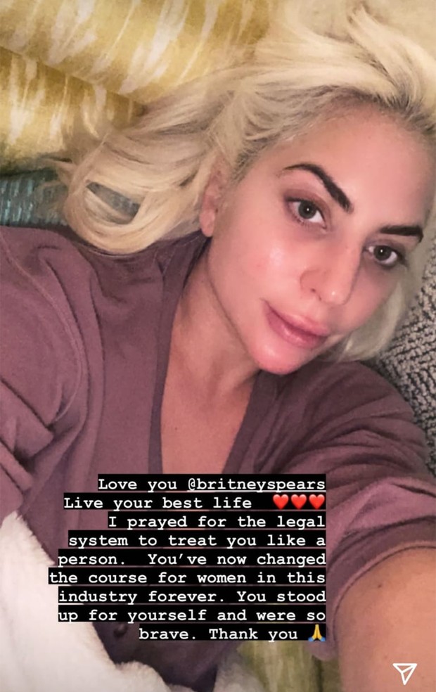 Publicação de Lady Gaga (Foto: Reprodução/Instagram)
