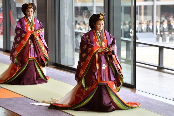 A Princesa Mako em evento no Palácio Imperial de Tóquio (Foto: Getty Images)