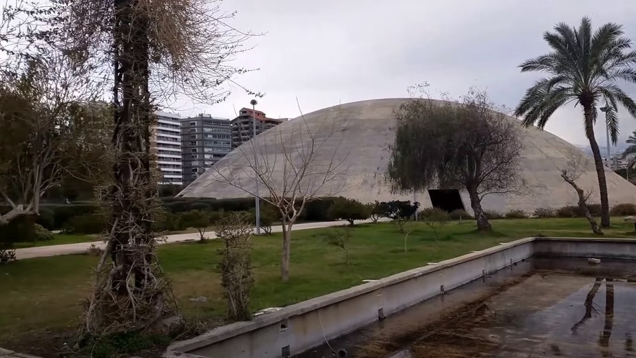 Unesco colocou obra de Niemeyer no Líbano em lista de patrimônios em risco devido ao estado de conservação
