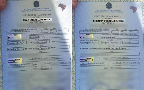 Policia Apura Emissao De Certidoes De Nascimento De Gemeos De Mulher Que Recebeu So Um Bebe Apos Parto Em Quirinopolis Goias G1