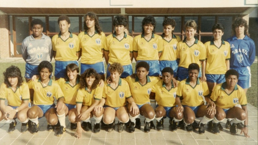 Seleção brasileira feminina 1988 — Foto: Reprodução