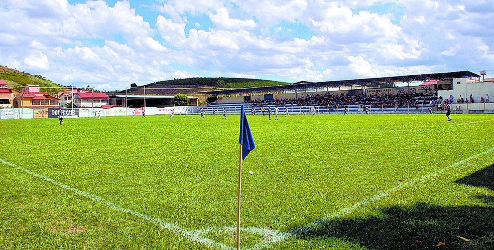 Estádio Virgílio Grassi, em Rio Bananal — Foto: Arquivo/Gildo Loyola/A Gazeta