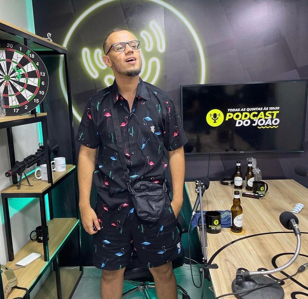 Podcast do João surgiu no interior da Bahia — Foto: Reprodução/Instagram
