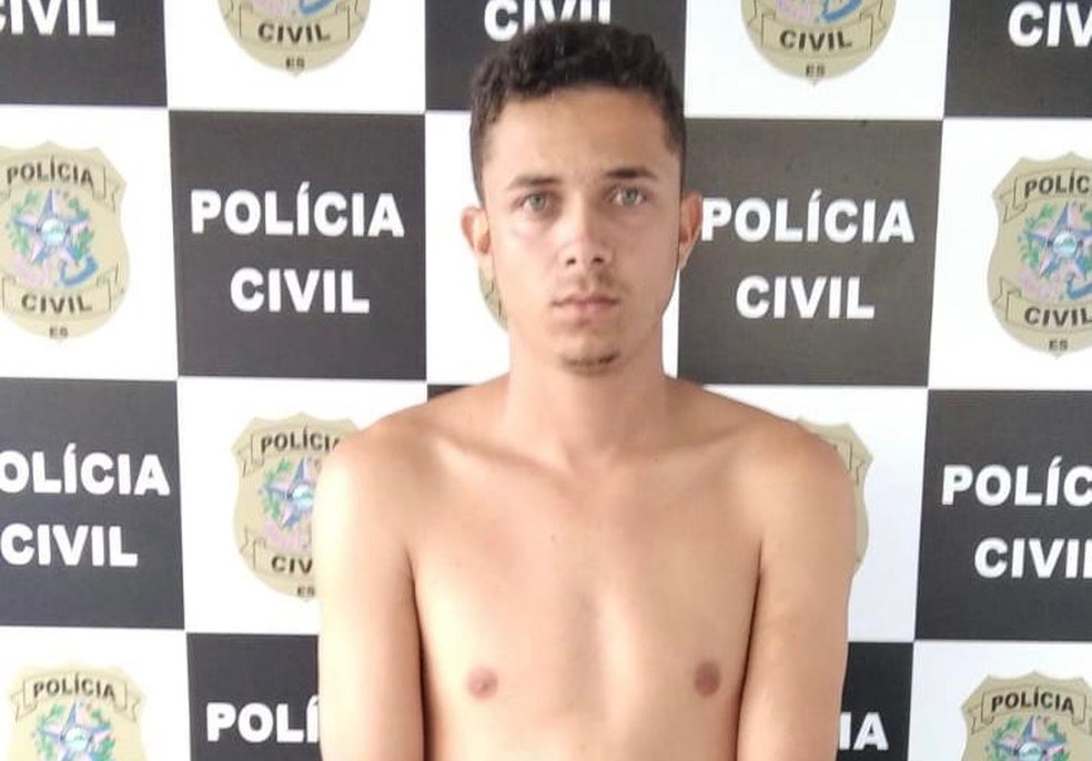 Nicolas Brayan Pereira Alves, de 21 anos, preso por assassinato na Serra — Foto: Divulgação/Polícia Civil