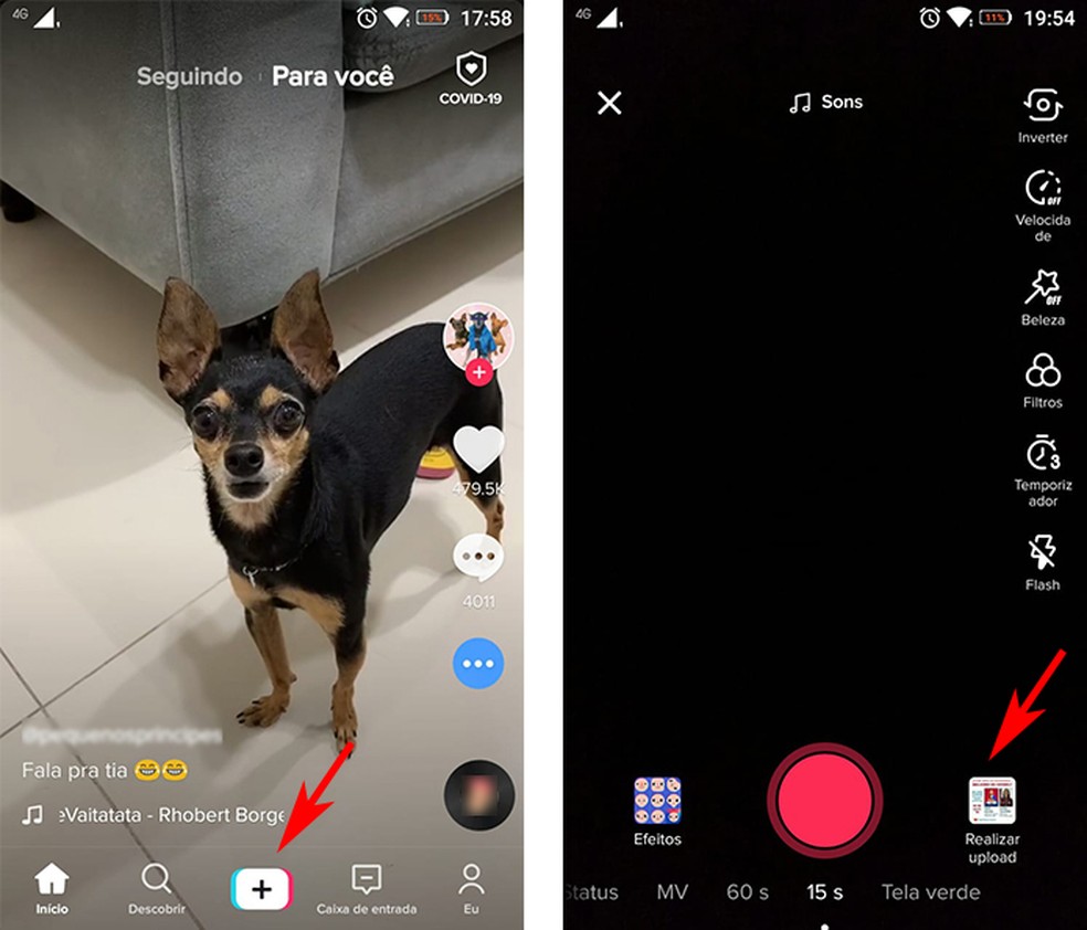Como Colocar O Modo Reverso No Tiktok E Gravar Video Com Efeito Invertido Redes Sociais Techtudo
