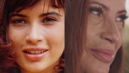 O antes e depois de Isadora Ribeiro, a paranaense que participou da abertura do Fantástico