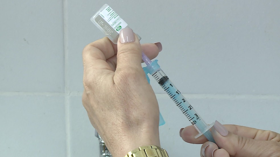 VacinaÃ§Ã£o contra a gripe: mais da metade  â€” Foto: ReproduÃ§Ã£o/TV Globo