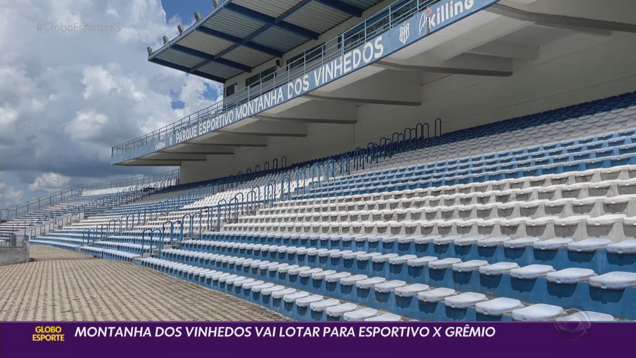 Montanha dos Vinhedos vai lotar para Esportivo x Grêmio