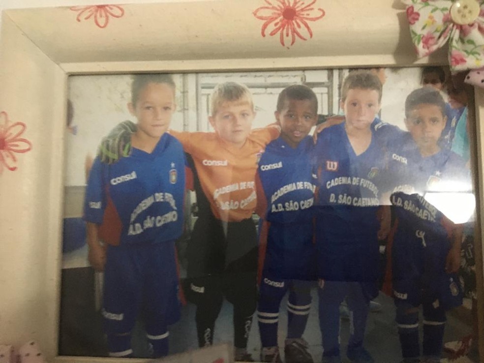 Luan, antes de chegar ao São Paulo — Foto: Arquivo pessoal