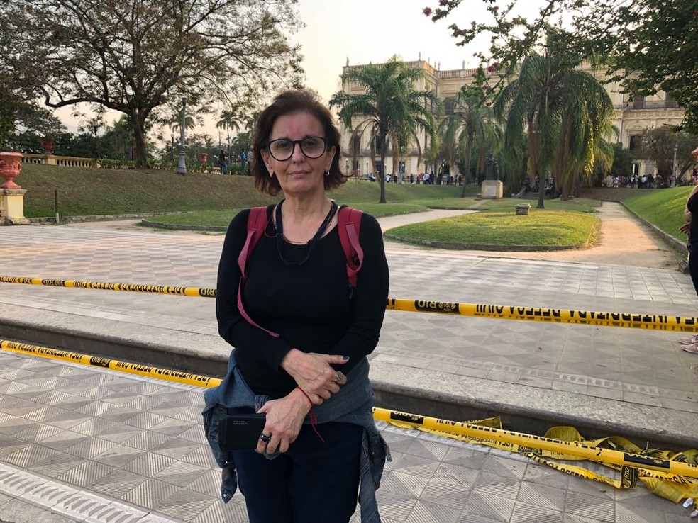 Ruth Saldanha foi contratada em 2013 pelo Museu Nacional para buscar fontes de financiamento para a reforma (Foto: Carlos Brito/G1)