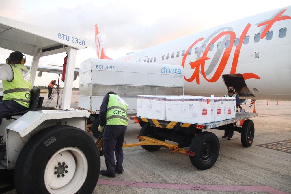 Doses vacinas contra Covid-19 em Natal Rio Grande do Norte — Foto: Raiane Miranda