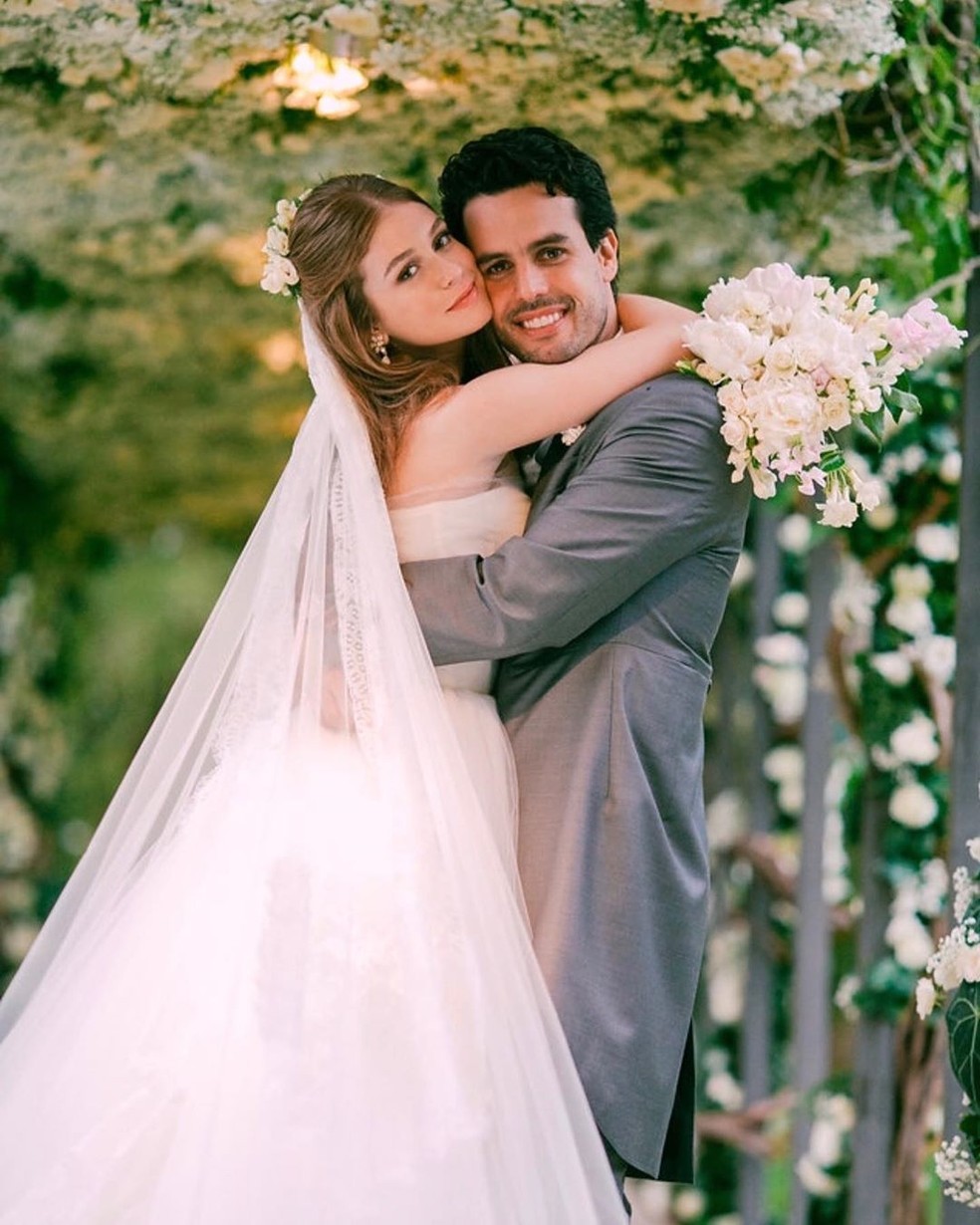Marina Ruy Barbosa e o ex-marido, Alexandre Negrão — Foto: Reprodução/Instagram