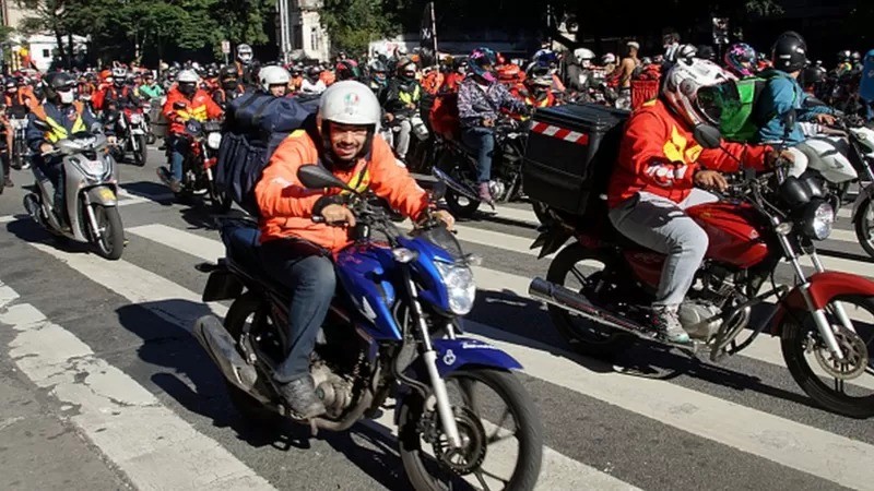Frota de motocicletas no Brasil triplicou em 16 anos (Foto: Getty Images via BBC News Brasil)