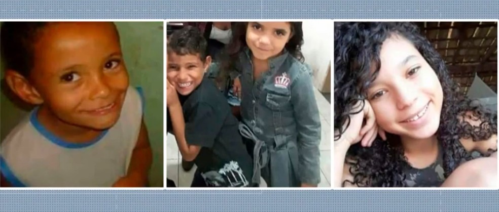 Quatro crianças desapareceram após embarcação que estavam virarem em rio na BA — Foto: Reprodução/TV Bahia