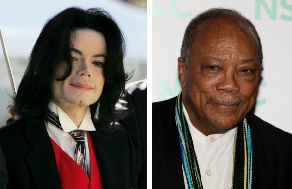 O músico Michael Jackson e o produtor Quincy Jones (Foto: Getty Images)