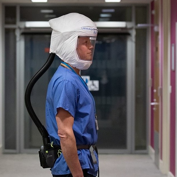 McLaren desenvolve protótipo de respirador para proteger os funcionários que estão na linha de frente contra o coronavírus (Foto: Divulgação )