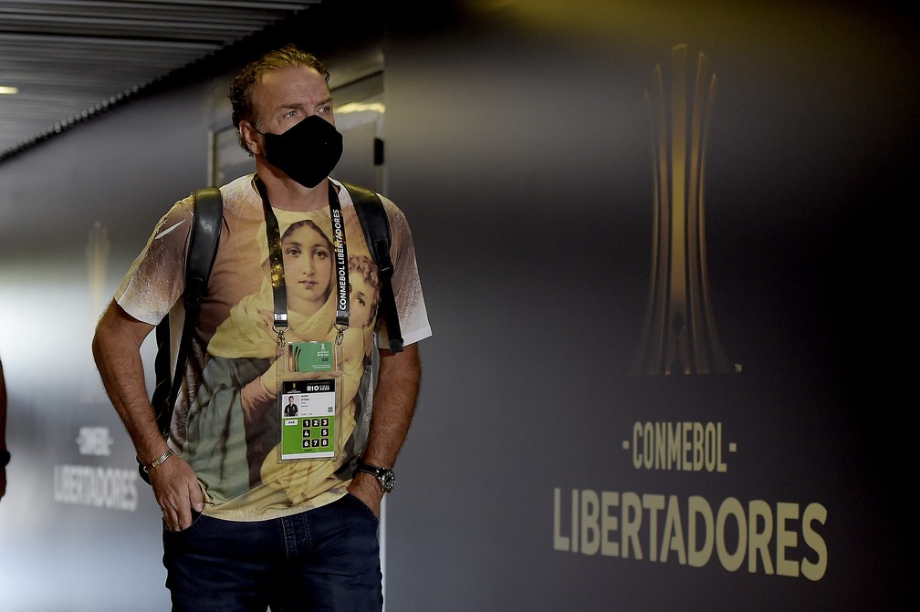 Santos precisa negociar renovação com Cuca — Foto: Staff Images/Conmebol