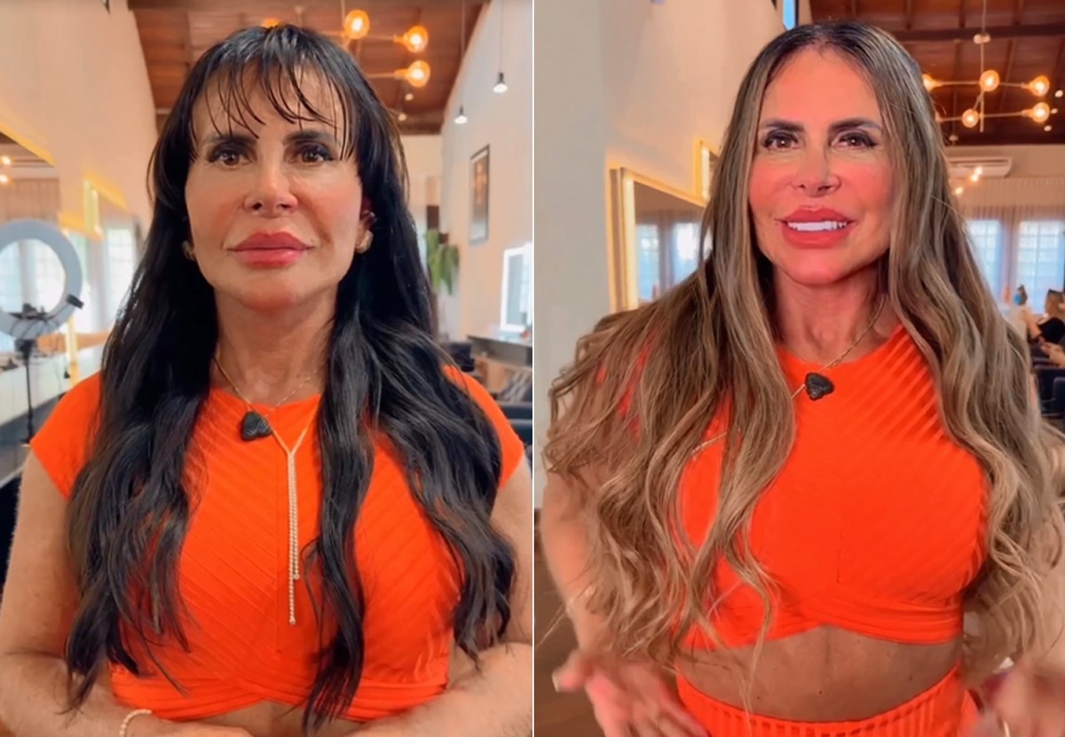 Gretchen Muda Visual E Adota Cabelos Mais Claros Iluminada Vídeo Notícias Quem 