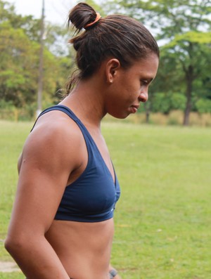 Fernanda Araújo Atletismo Piauí (Foto: Náyra Macêdo/GLOBOESPORTE.COM)