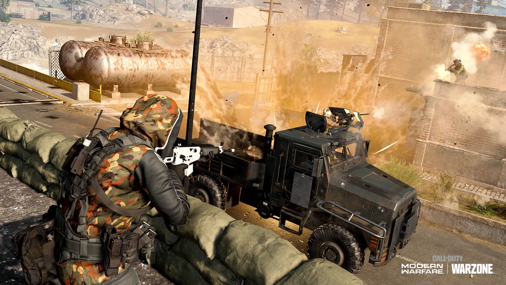 Novo modo Blindado Royale dispõe de caminhões fortemente equipados — Foto: Divulgação/Call of Duty