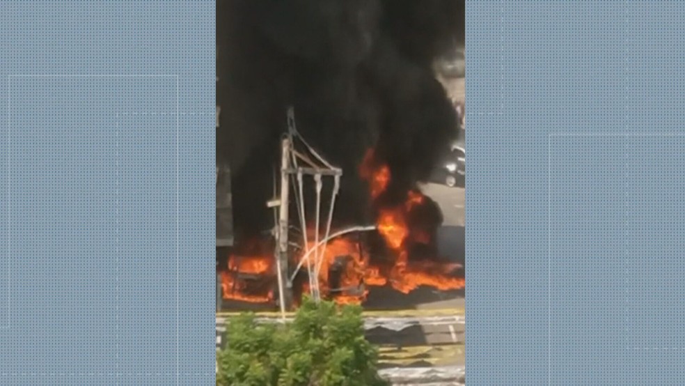 Ataque aconteceu no bairro Vinte e Cinco de Agosto — Foto: Reprodução/TV Globo