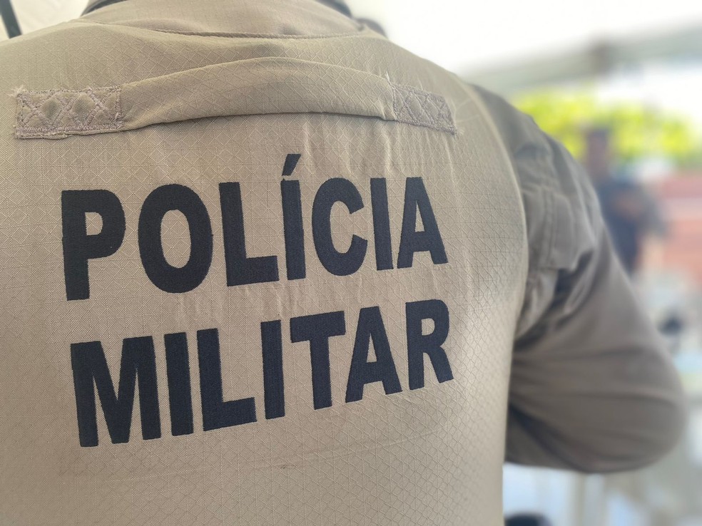 Policial Militar foi baleado no joelho — Foto: Polícia Militar da Bahia