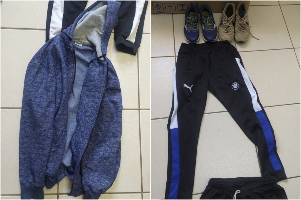 Roupas usadas em assaltos foram encontradas por policiais de Avaré  — Foto: Polícia Civil/Divulgação 