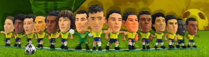 Compra Boneco de ação Brasil futebol SoccerStarz Original