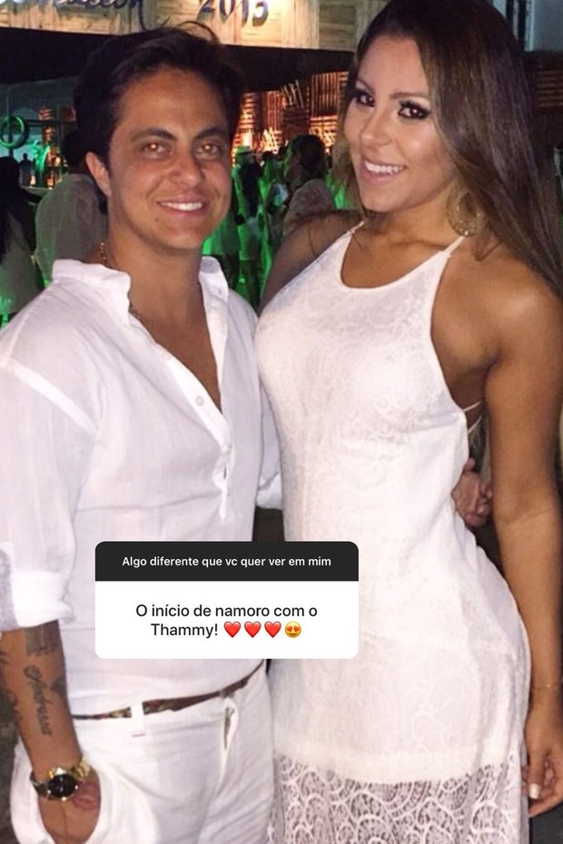 Andressa Ferreira relembra primeira foto com Thammy Miranda (Foto: Reprodução/Instagram)