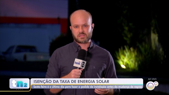 Prazo para pedido de iseno da taxa de energia solar termina na sexta-feira