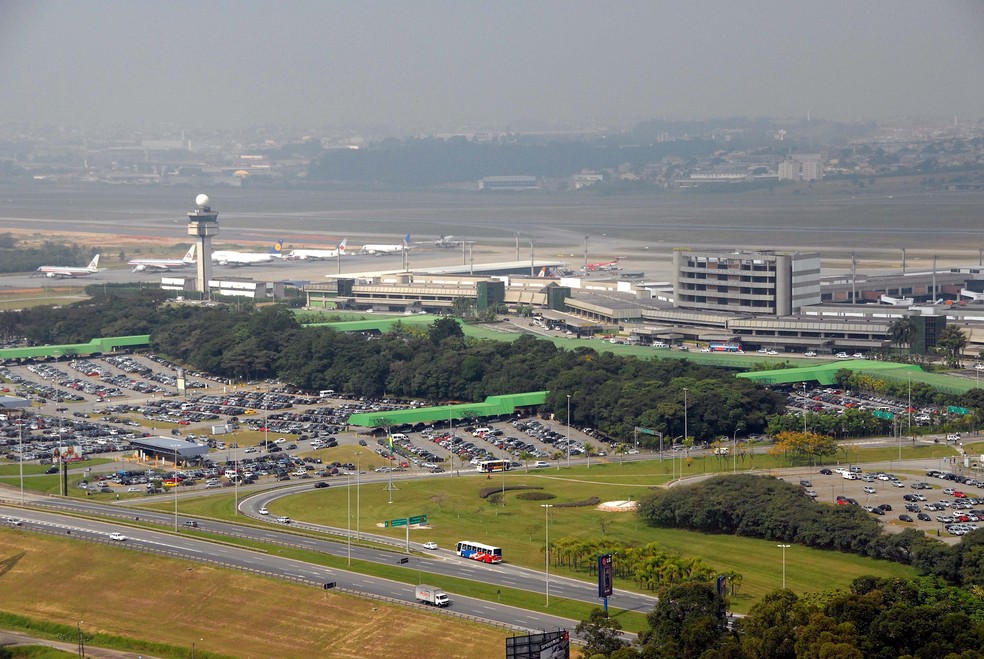 Aeroporto Internacional de Cumbica, em Guarulhos — Foto: Sidnei Barros/Prefeitura de Guarulhos