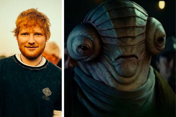 O alienígena interpretado pelo cantor Ed Sheeran em Star Wars: Episódio IX - A Ascensão Skywalker (2019) (Foto: Instagram/Reprodução)