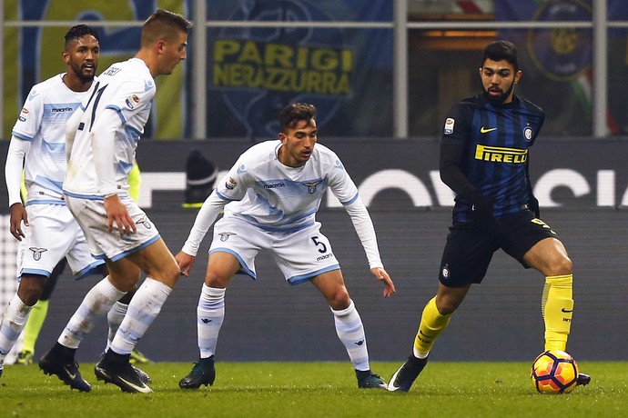 Gabigol Inter de Milão Lazio (Foto: AFP)