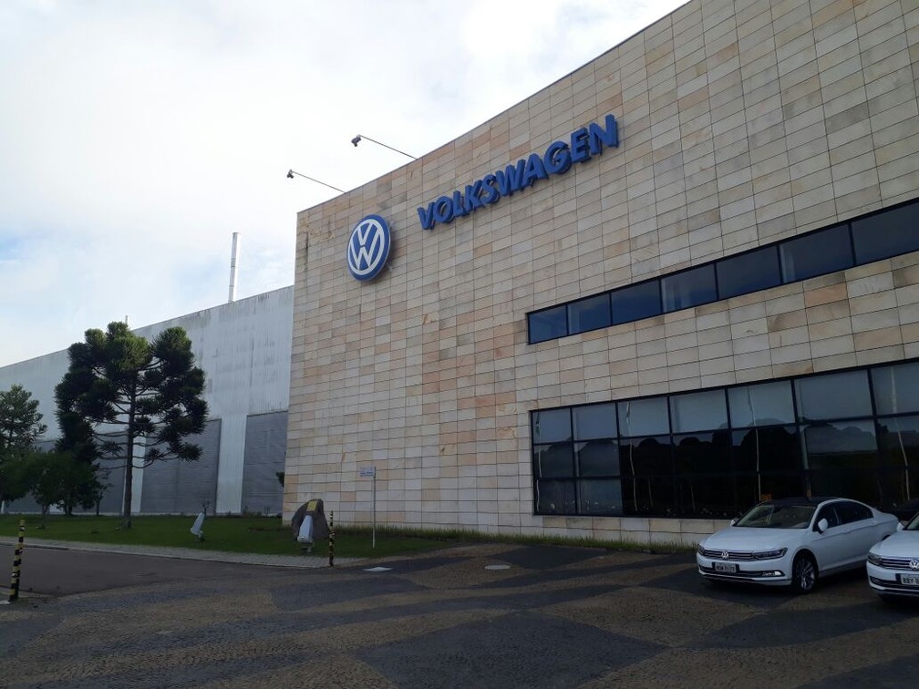 Fábrica da Volkswagen em São José dos Pinhais (PR) receberá investimento de R$ 2 bilhões — Foto: Letícia Paris/G1