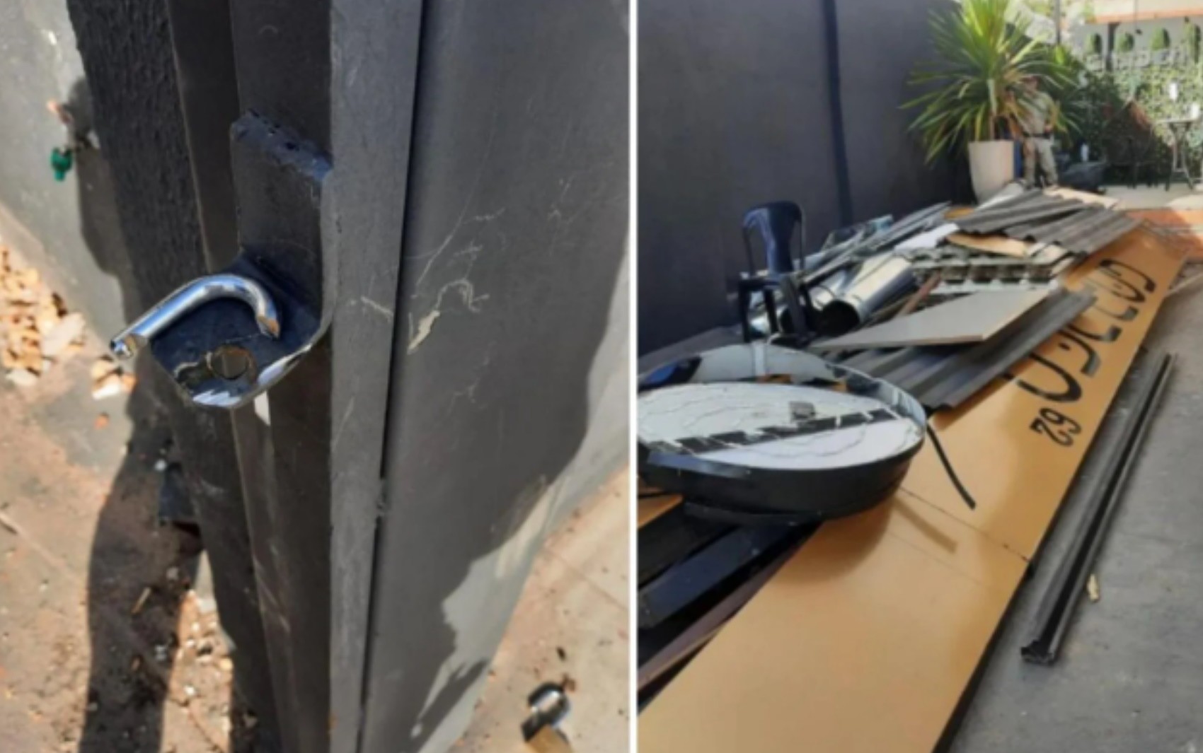 Donos denunciam que bar foi invadido, teve móveis destruídos e refrigeradores desligados, em Goiânia