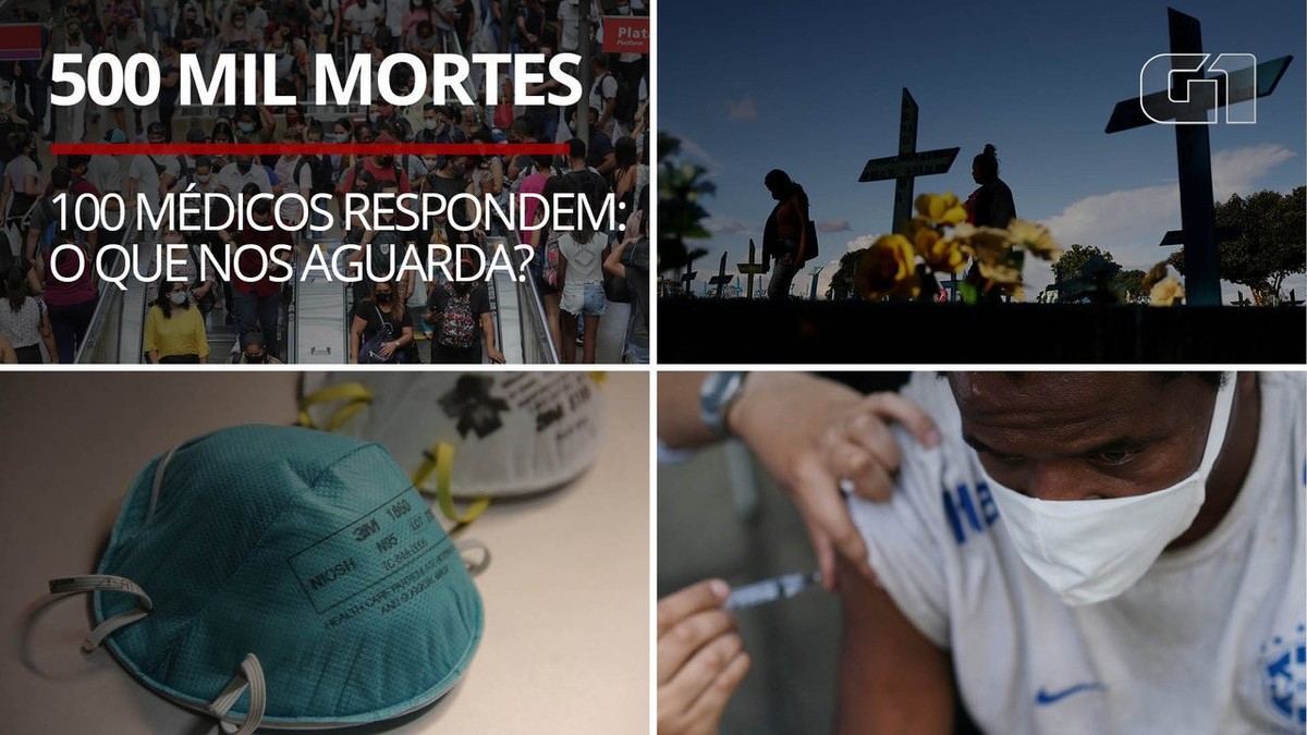 Brasil chega à marca de 500 mil mortes por Covid