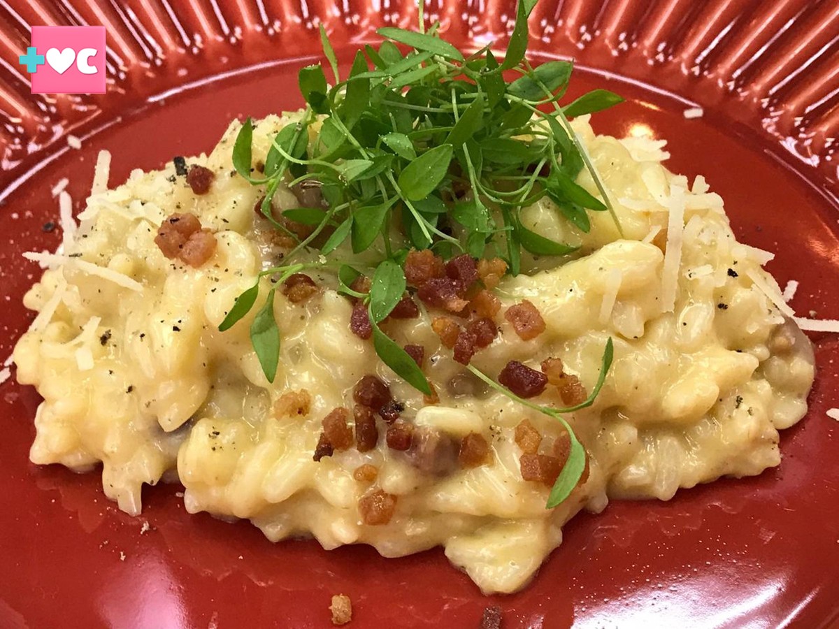 Risoto Carbonara Do Mais Você