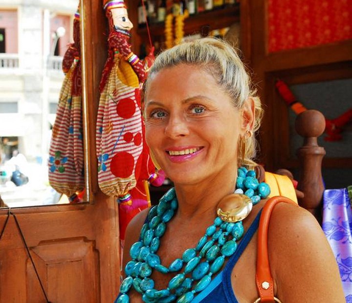 Em Caminho das Índias, Vera Fischer era a empresária Chiara (Foto: Cedoc / TV Globo)