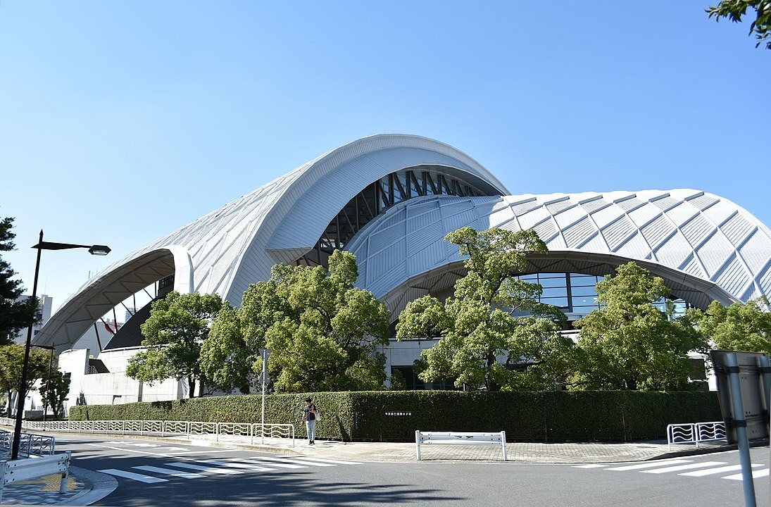 Centro de Polo Aquático Tatsumi, em Tóquio (Foto: Wikipedia / 江戸村のとくぞう / CreativeCommons)