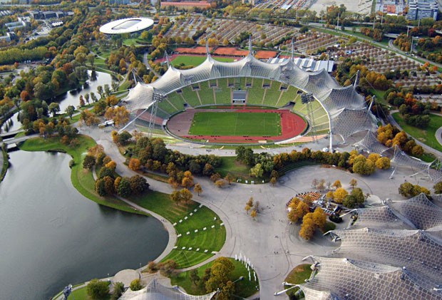   (Foto: reprodução / Wikimedia Commons / http://pt.wikipedia.org/wiki/Ficheiro:Olympiastadion_Muenchen.jpg)