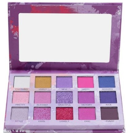 Paleta de sombras Spotlight Purple, da Luisance, por R$ 36
