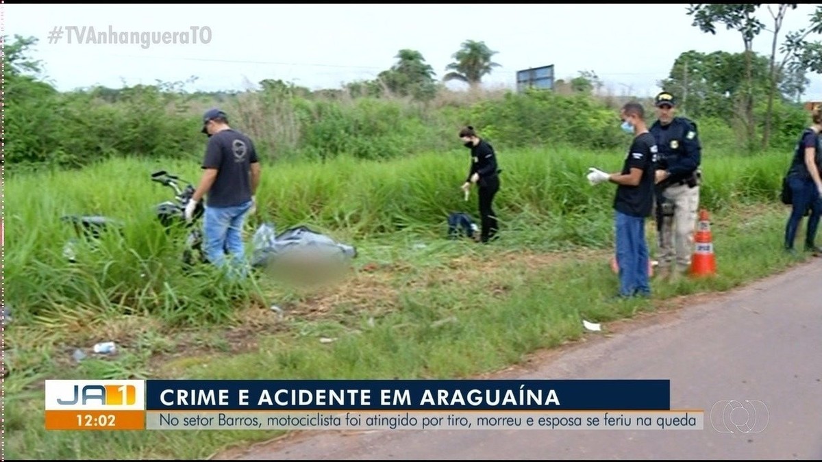 Motociclista Morre E Mulher Fica Ferida Ao Serem Atingidos Por Tiros