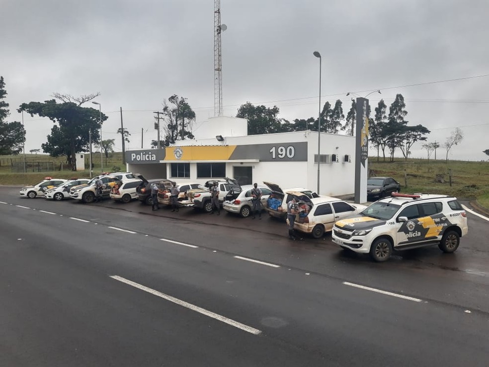 Flagrante foi nesta sexta-feira (26) — Foto: Polícia Rodoviária 